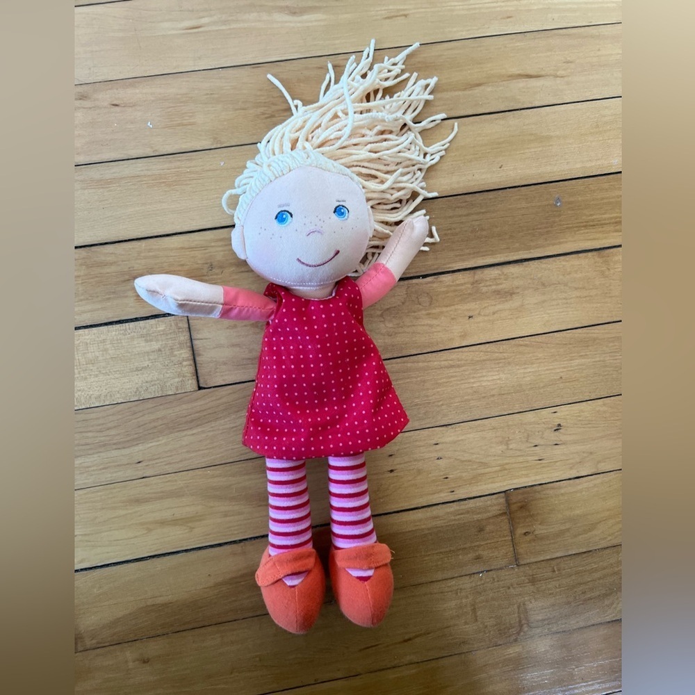 HABA 12" Soft Baby Doll Annelie with Blonde‎ Hair